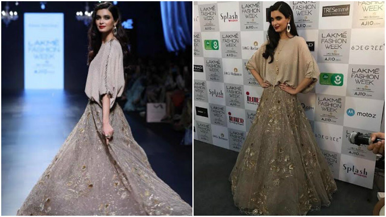 Diana Penty turns showstopper for Payal Singhal at Lakme Fashion Week  Summer/Resort 2017