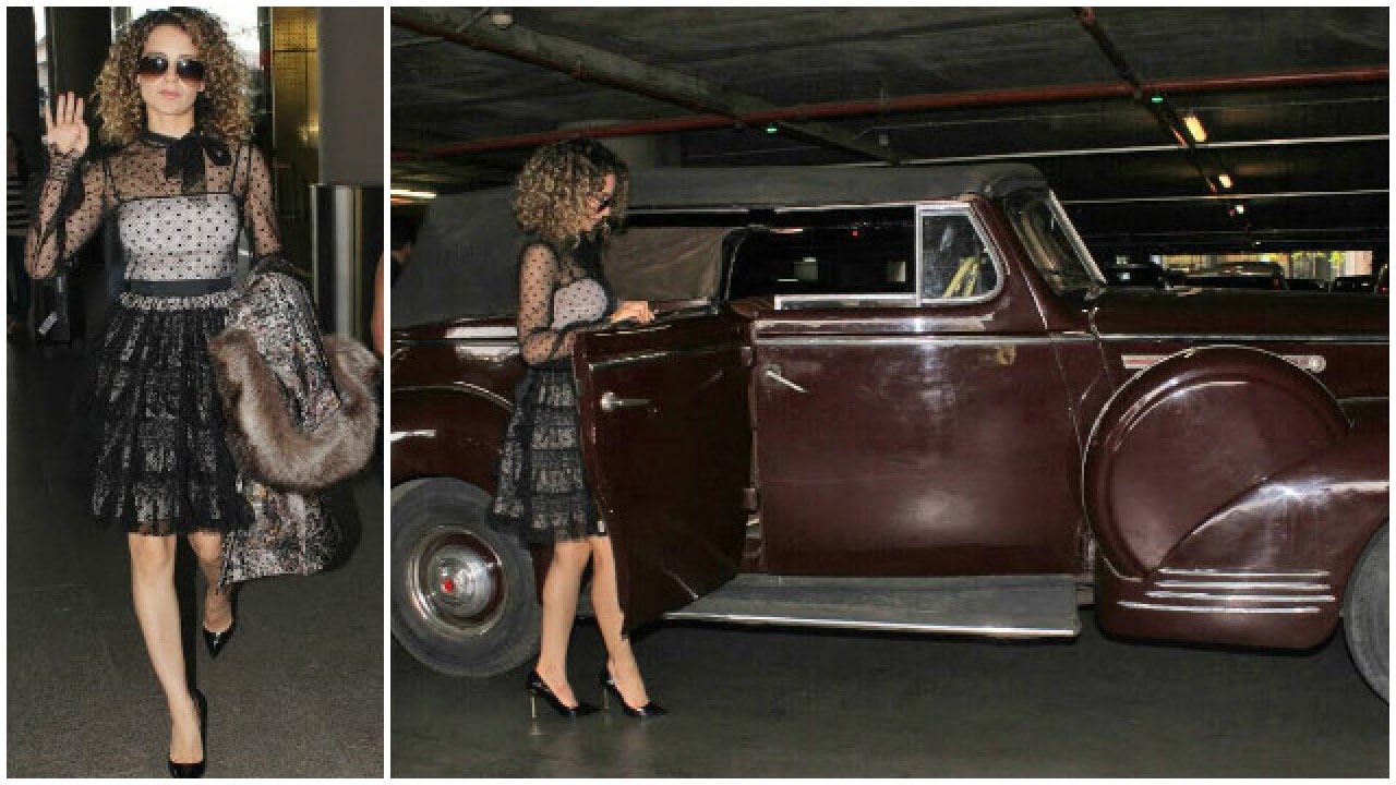 Kangana Ranaut will now zoom around in a vintage car for 'Rangoon