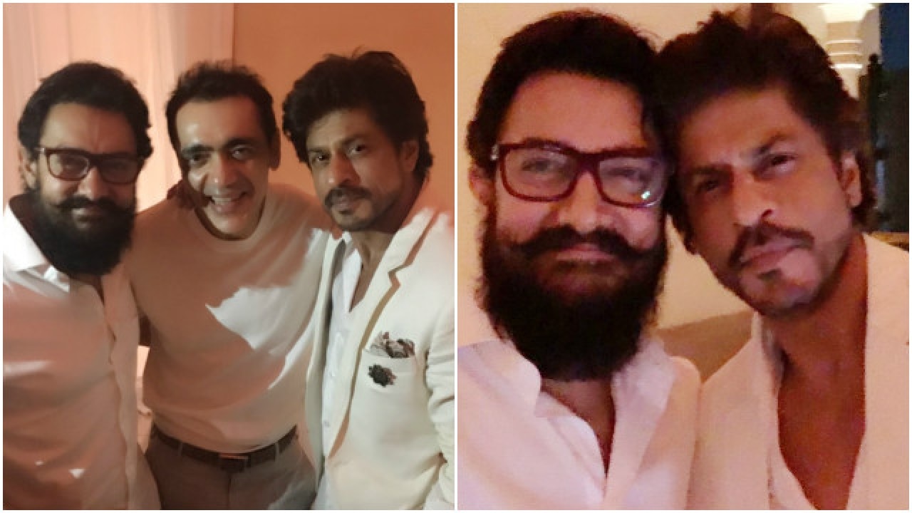 See Picture: Shah Rukh Khan and Aamir Khan FINALLY click their FIRST ...