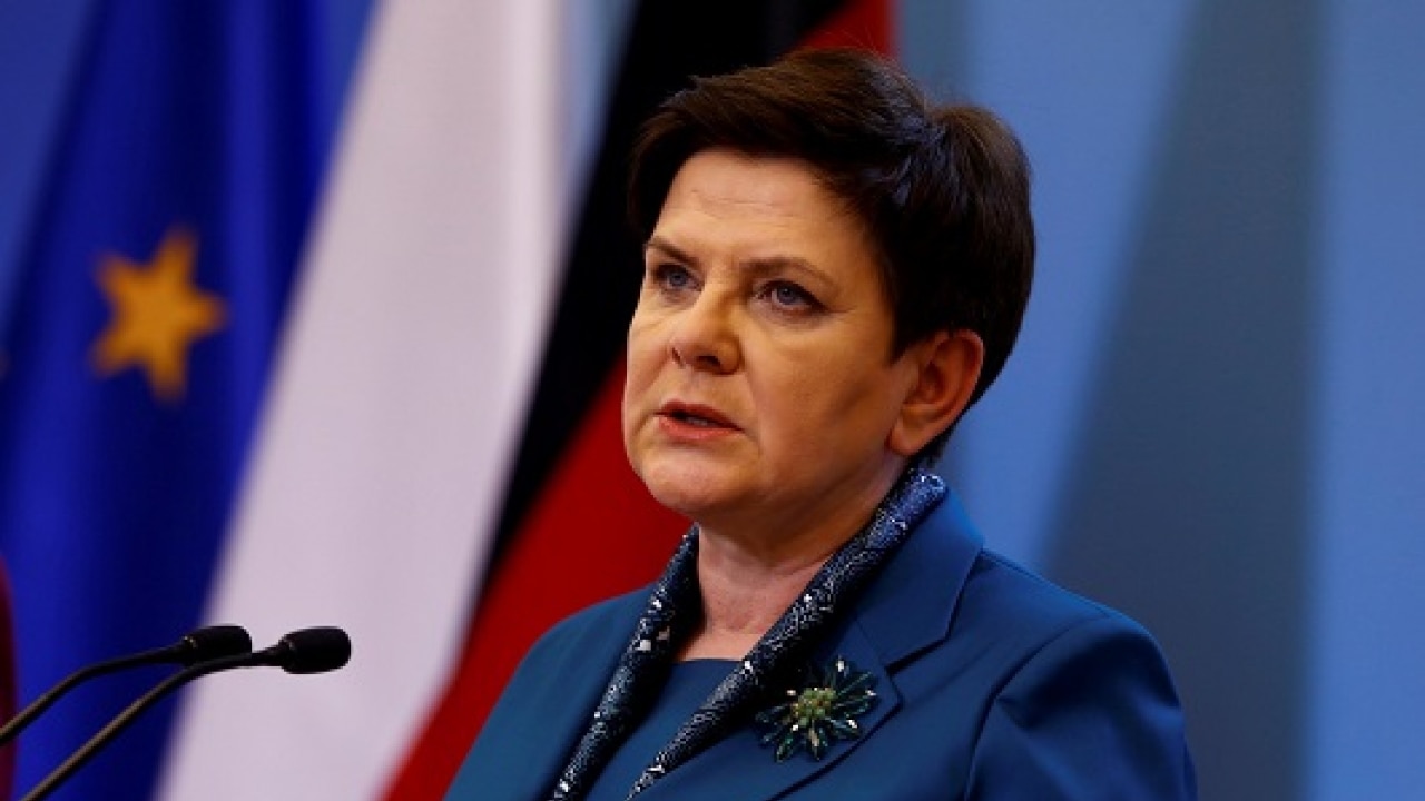 Polish PM Beata Szydlo 'stable' after car accident
