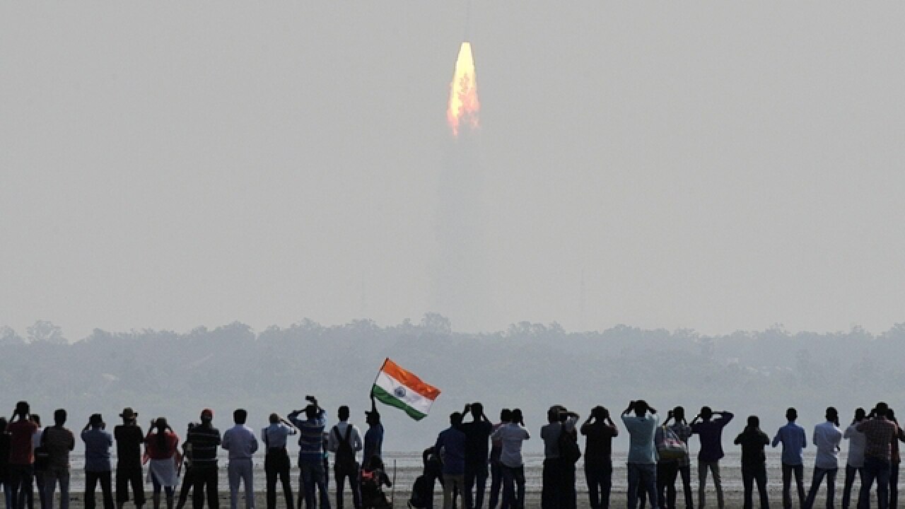 People Watching the Launch