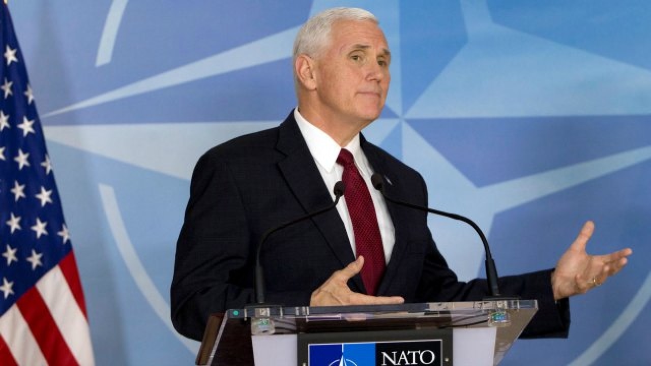 US VP Mike Pence brings Trump message of partnership with EU
