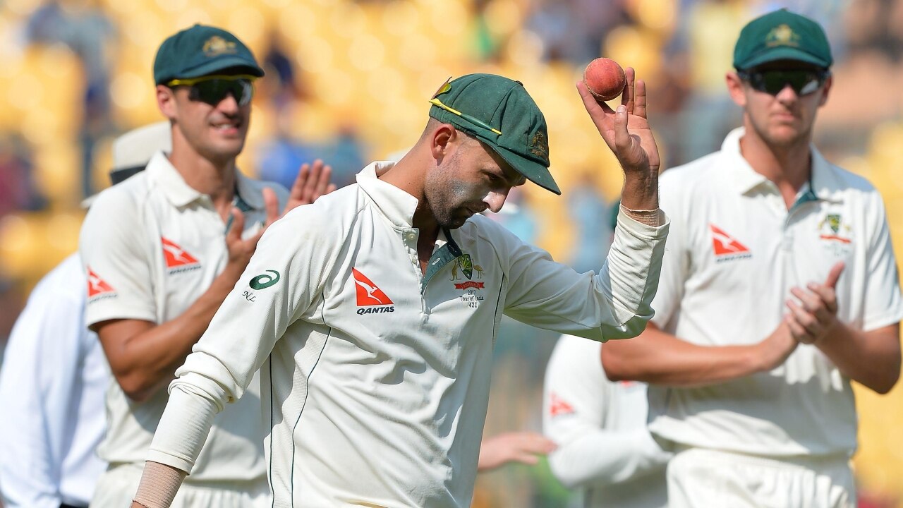 #INDvAUS: Nathan Lyon registers career-best figures as India sink to new low on Day 1