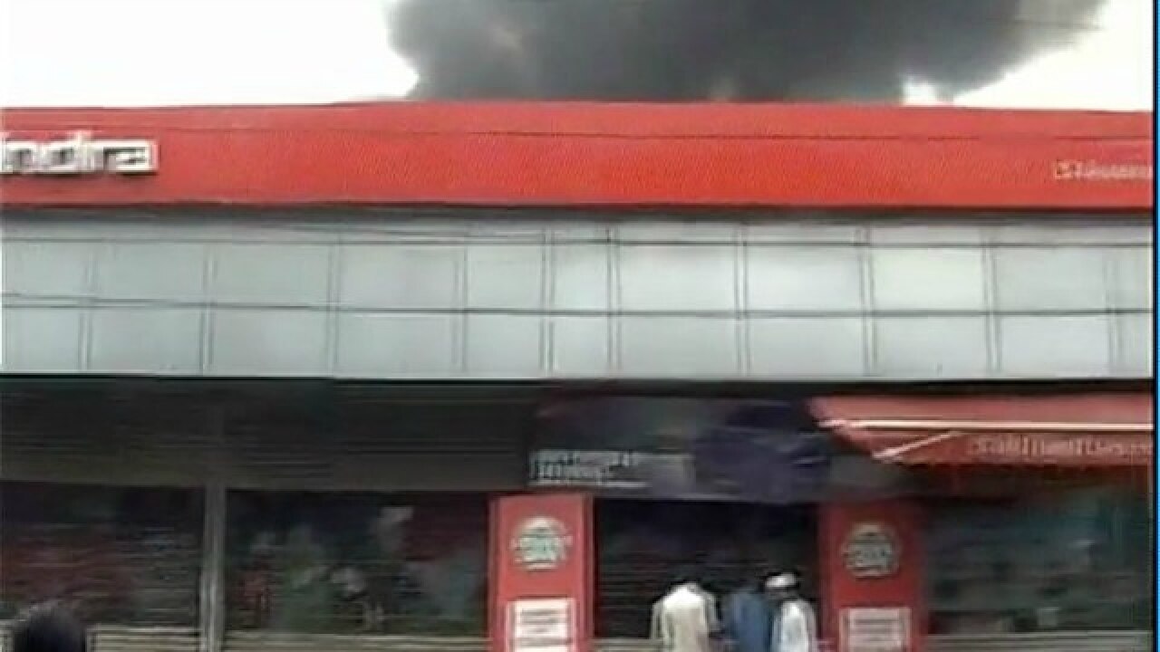 Madhya Pradesh: Fire at Mahindra showroom in Bhopal