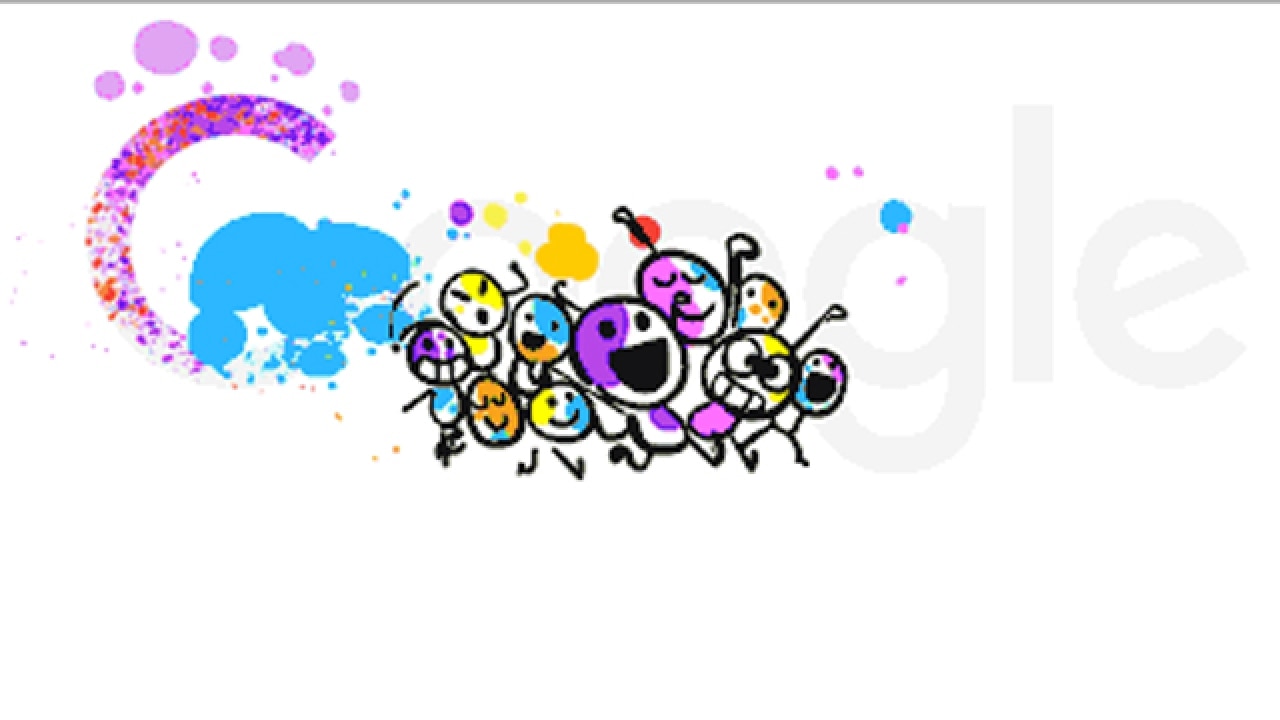 google doodle holi