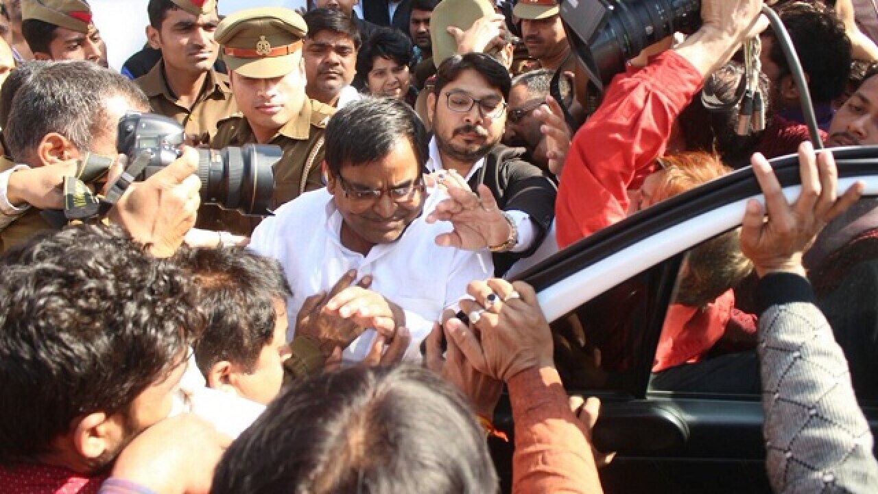 Up: rape accused ex-minister gayatri prajapati arrested; sent to 14-day judicial remand
