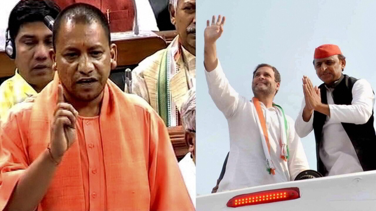 Watch: Yogi Adityanath mocks Rahul-Akhilesh in farewell Lok Sabha speech