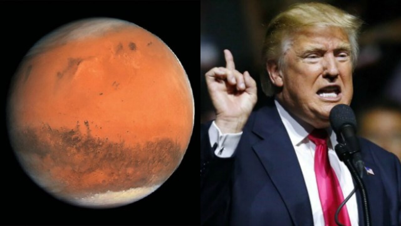 US President Donald Trump Plans To Send Humans To Mars!