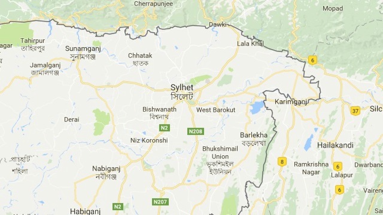 559699 Bangladesh Sylhet Google Map Screenshot 