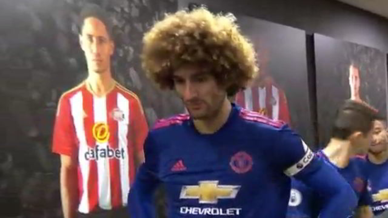 Marouane Fellaini the first Muslim player to captain Manchester