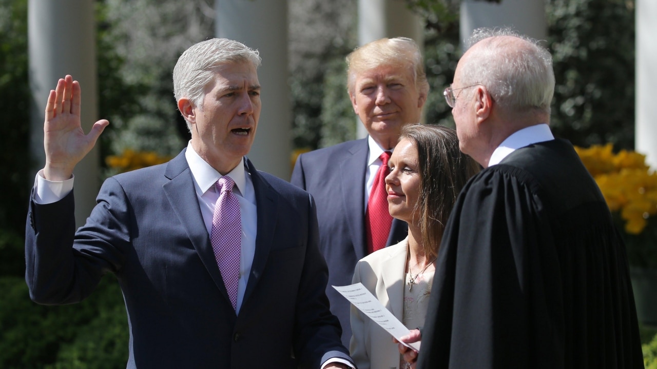 Donald Trump's SCOTUS Pick Neil Gorsuch Takes Judicial Oath At White House