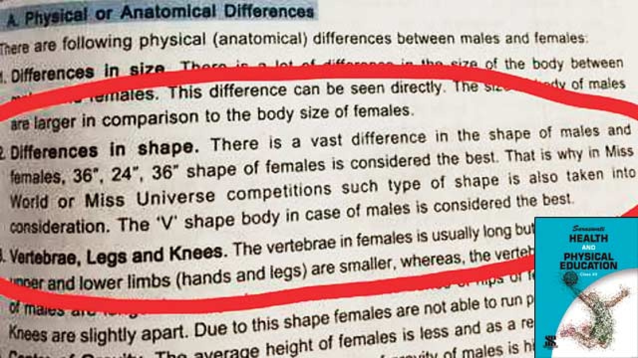 Best shape for women is 36-24-36, states physical education textbook