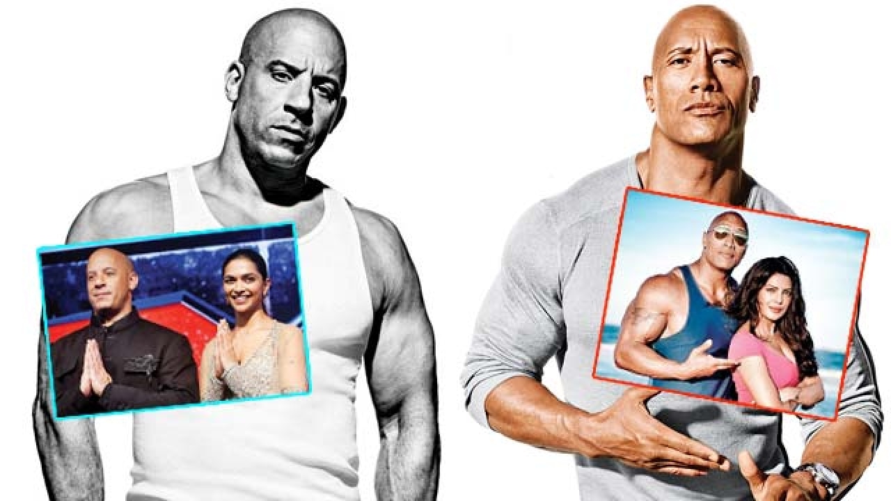 Deepika padukone and priyanka chopra could be saath-saath, but not vin diesel and dwayne 'the rock' johnson, here's why!