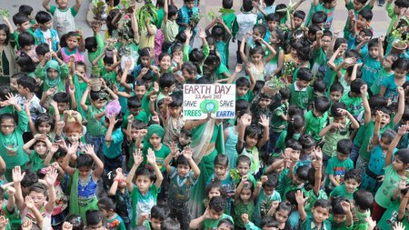 Earth Day in Moradabad