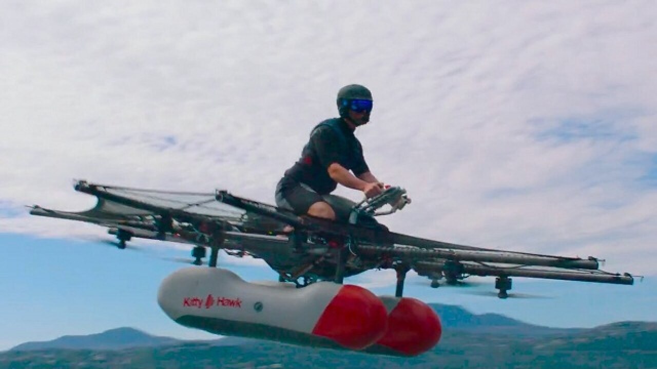 Kitty Hawk Backed By Google's Larry Page Reveals Flying Car Prototype