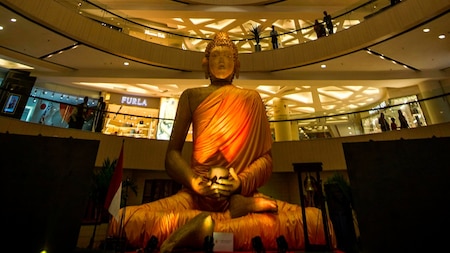 Buddha statue in Indonesia (AFP)