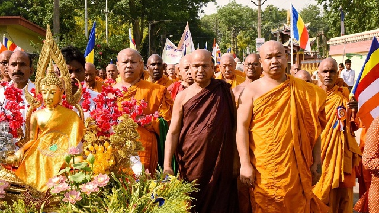 Buddha proccesion on Buddha Purnima (PTI)