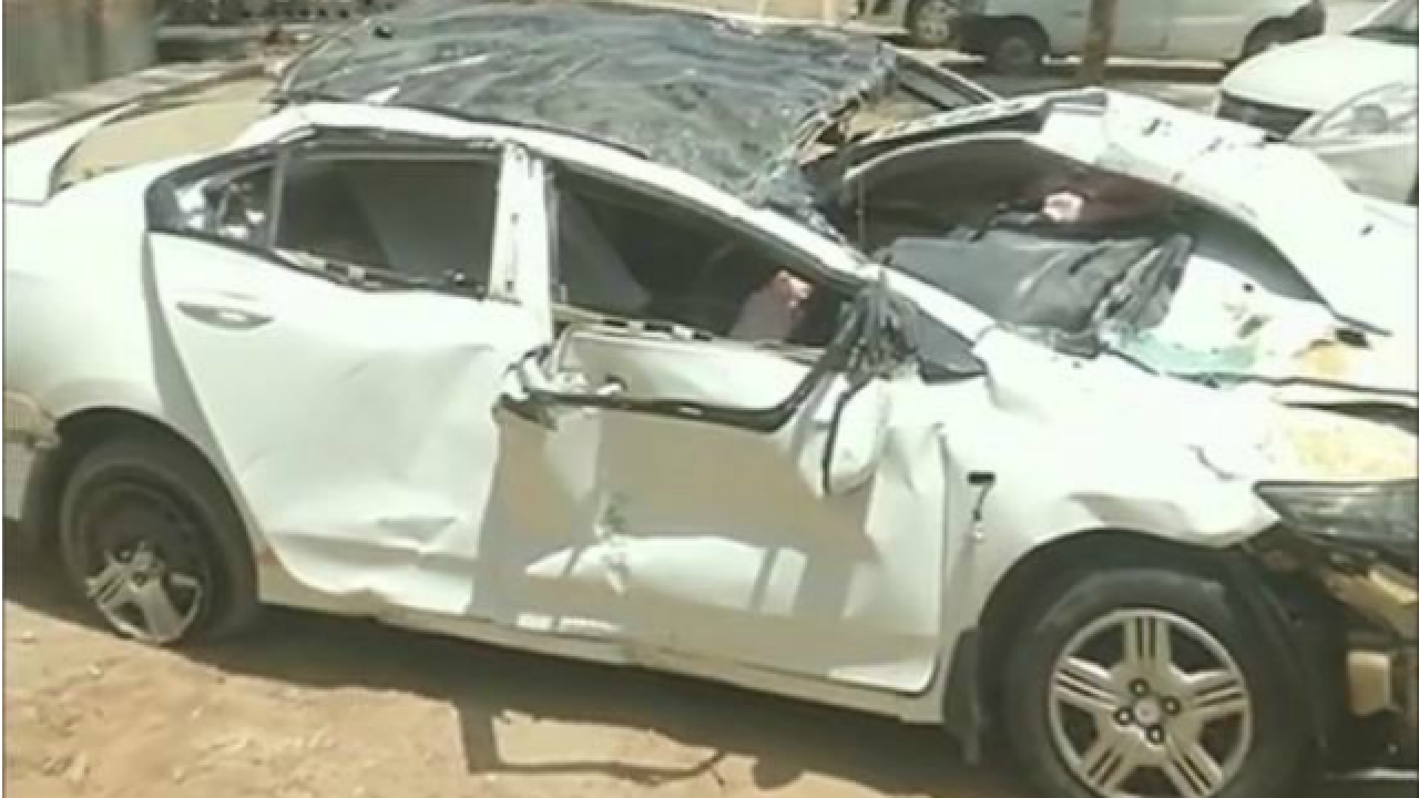 2 students killed, 5 critical after Honda City falls off flyover in