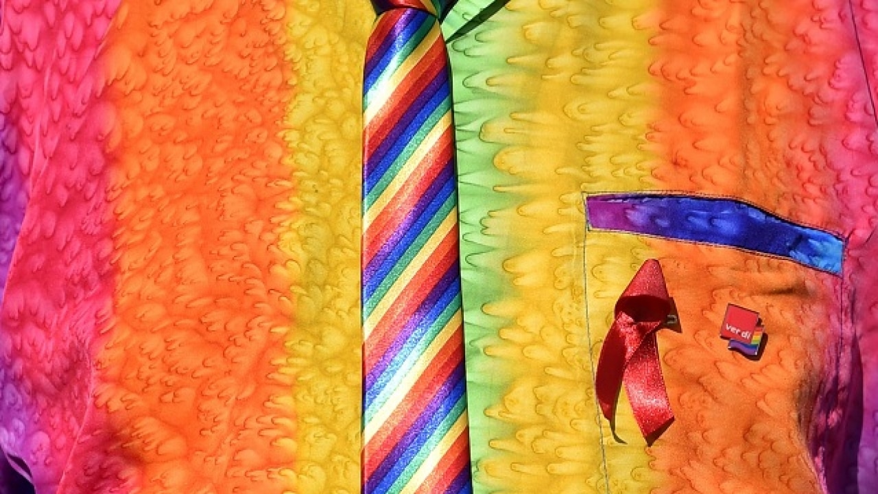 Rainbow coloured fashion