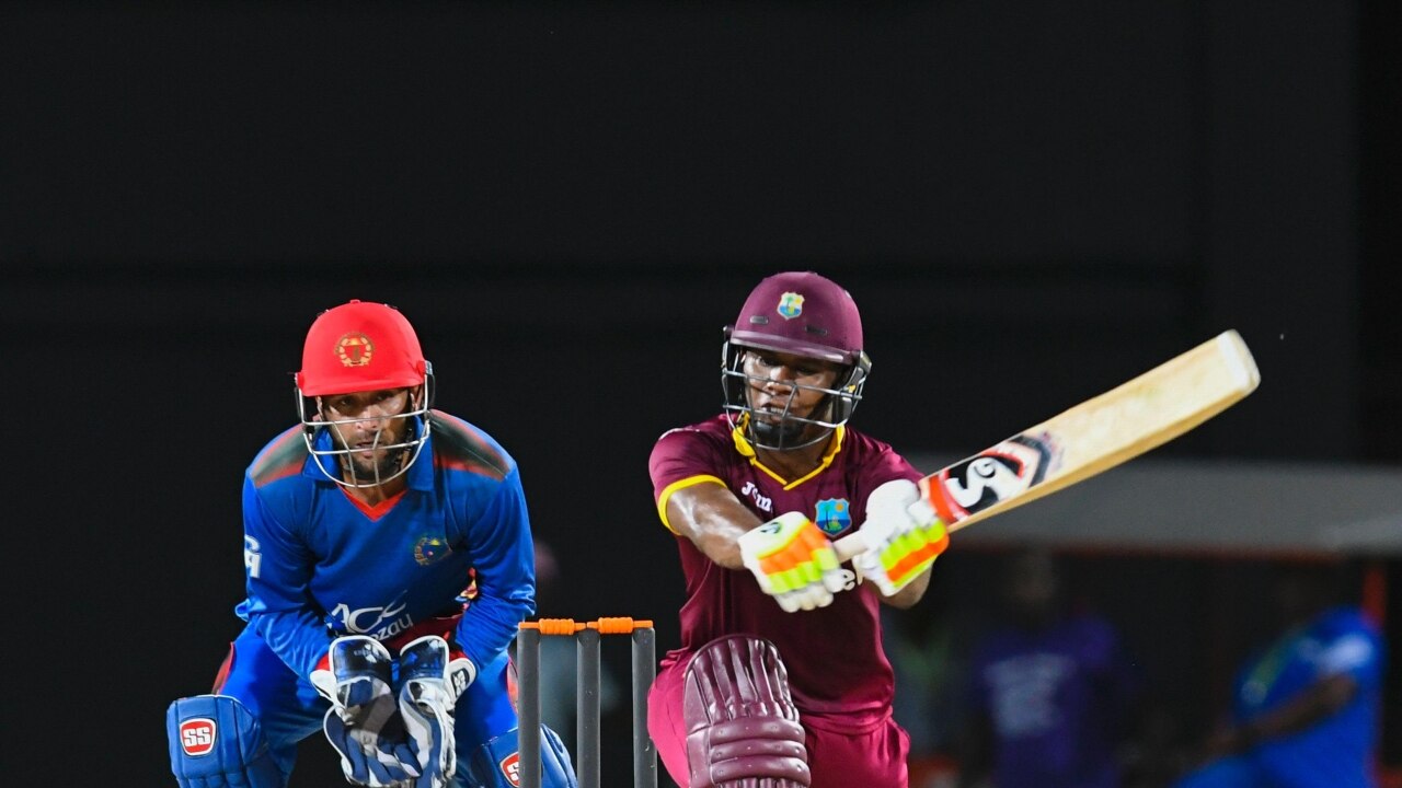 West Indies V S Afghanistan Windies Rout Afghans In Rain Affected Second T20 To Clinch Series