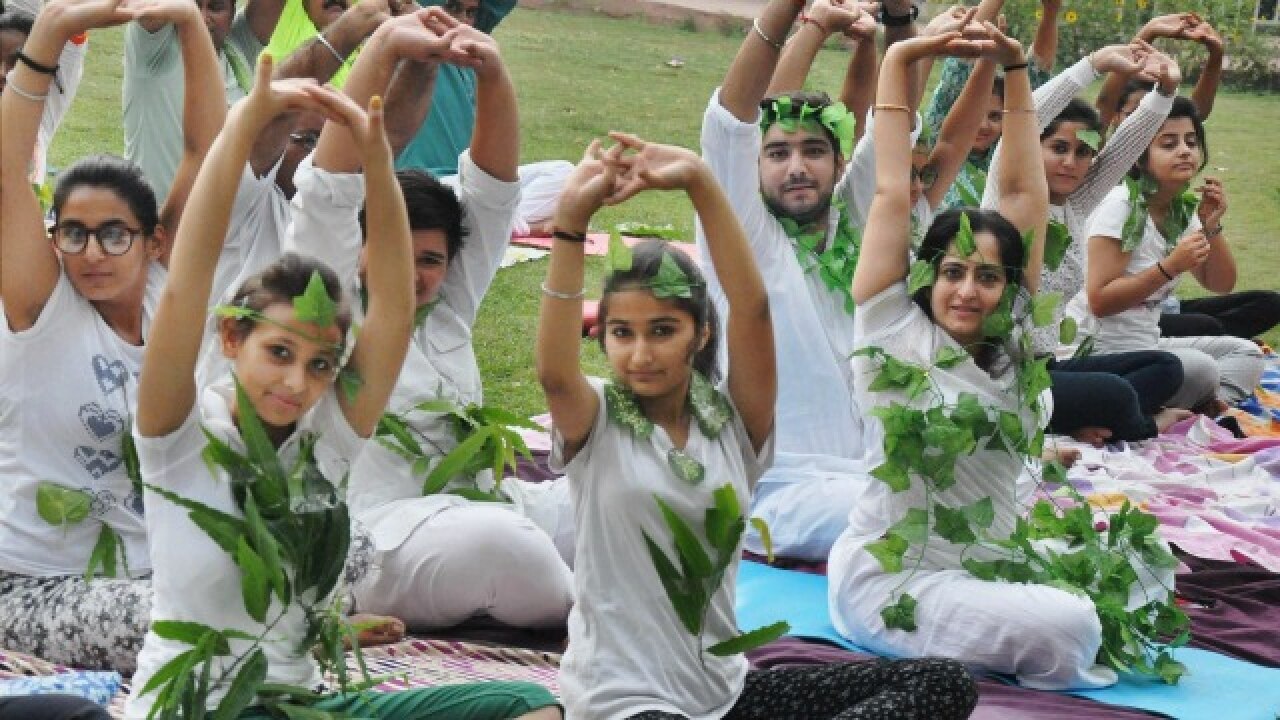 Performing Yoga