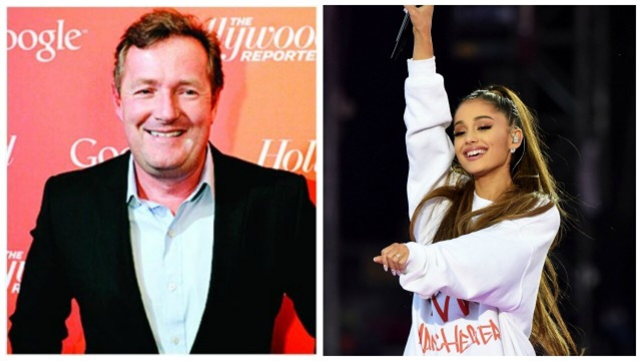 You Are An Admirable Young Woman Piers Morgan Issues Public Apology To Ariana Grande