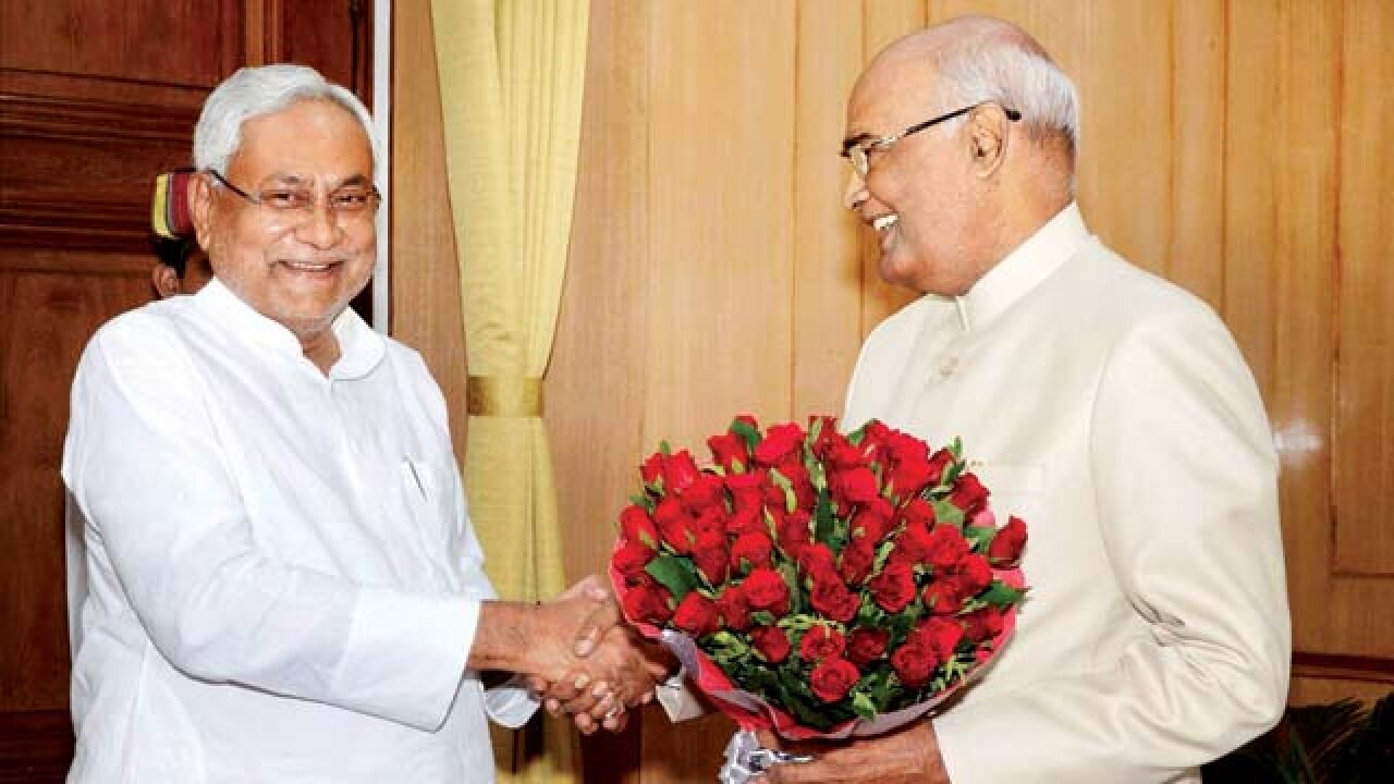 Nitish Kumar breaks ranks with allies for Ram Nath Kovind