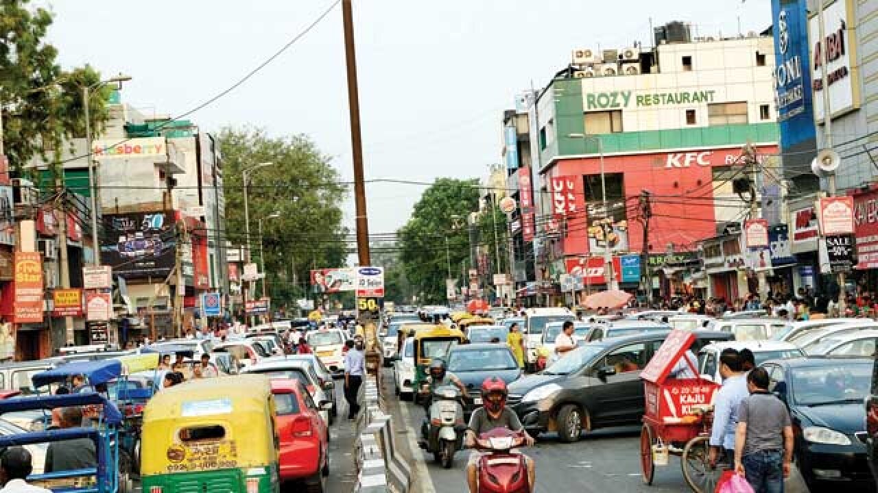 Hustle Bustle Of City Markets Illegal Parking Add To Citizens Woes