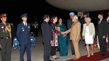 PM Modi lands in US