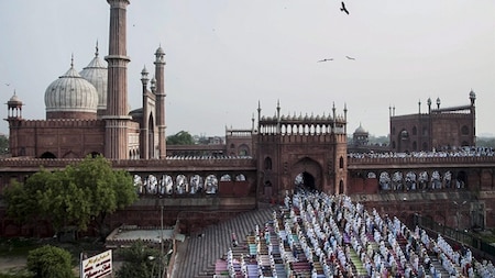Eid celebrations at Jama Masjid