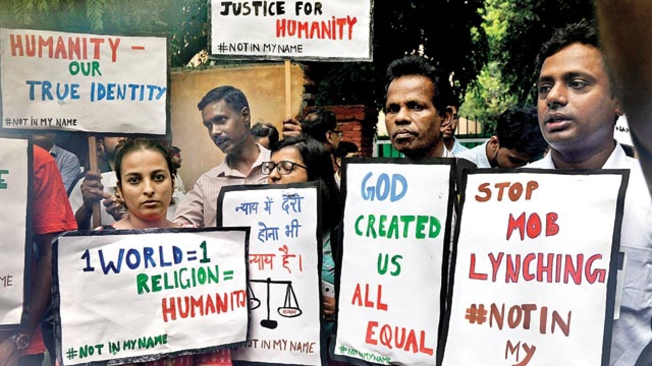 ‘Not In My Name' Protesters hit the streets against mob lynchings
