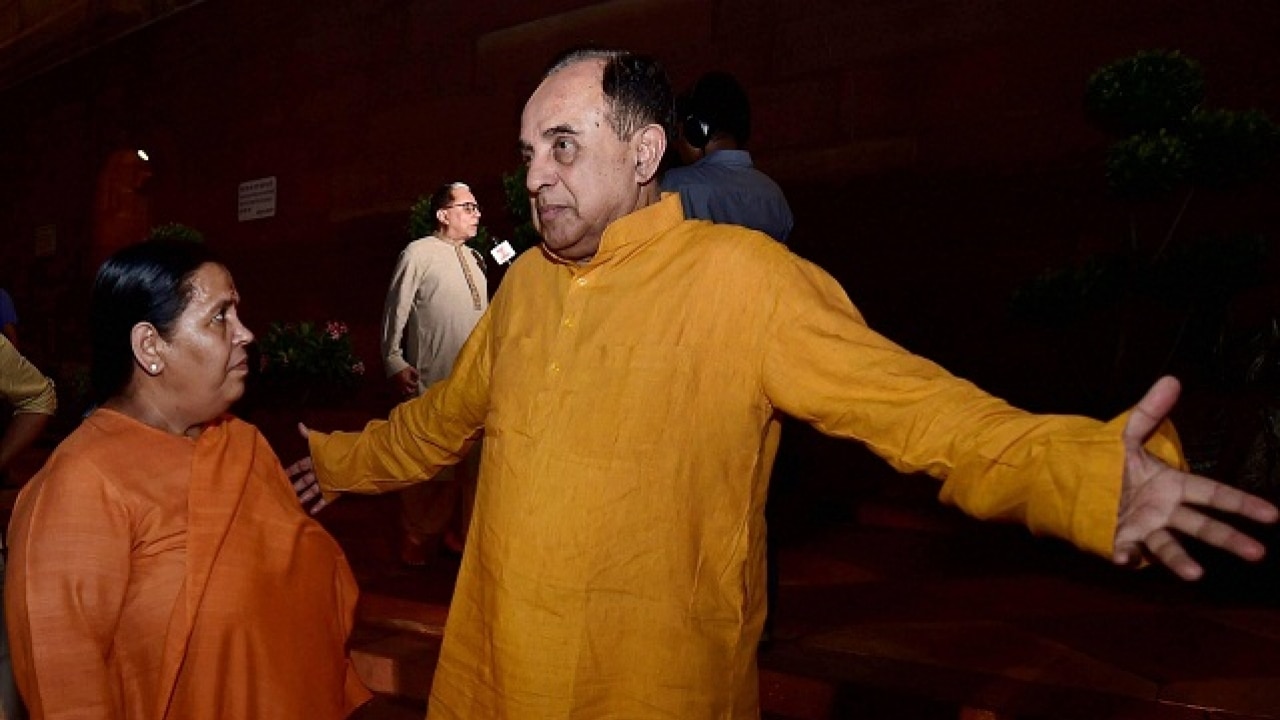 Uma Bharti and Subramanian Swami