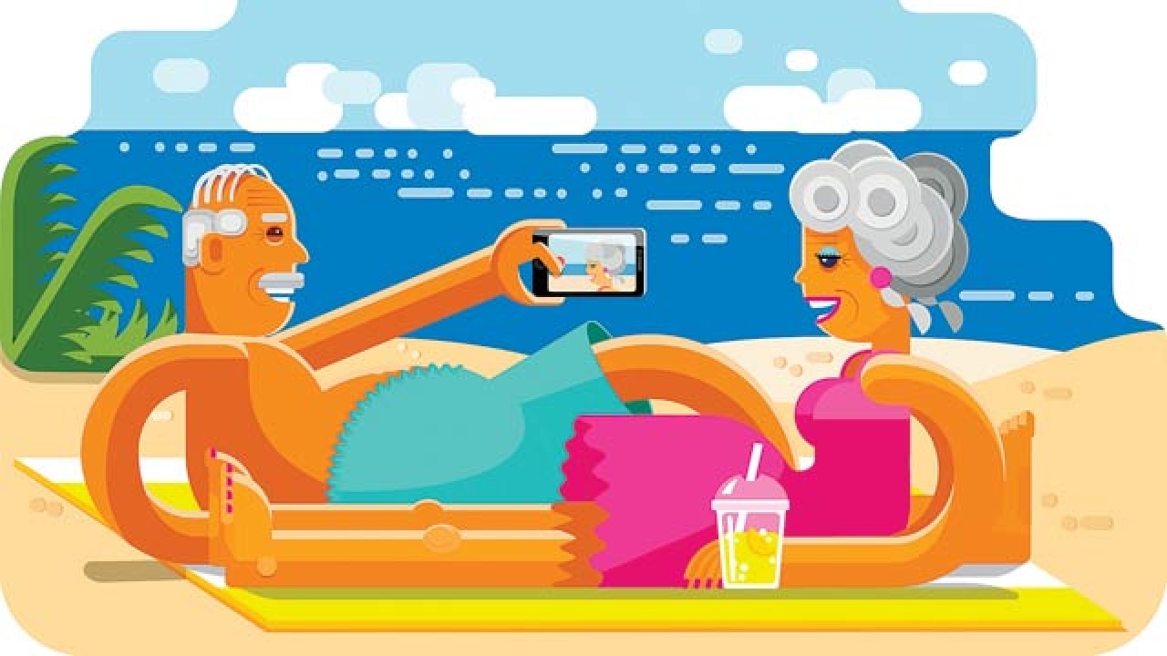 What happens when old folks adapt new habits of digital world?