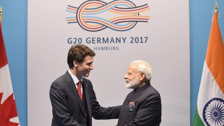 PM Modi with Canada PM Justin Trudeau