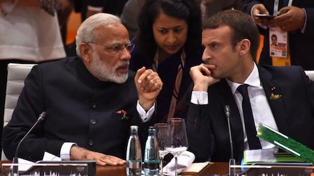 PM Modi and French President Marcon