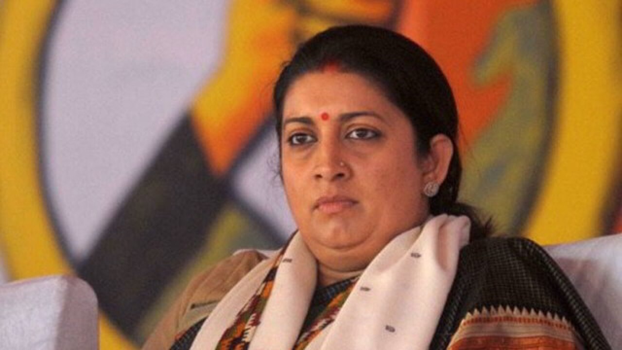 1280px x 720px - No prizes for guessing who was inspired by Hitler: Smriti Irani slams Rahul  Gandhi