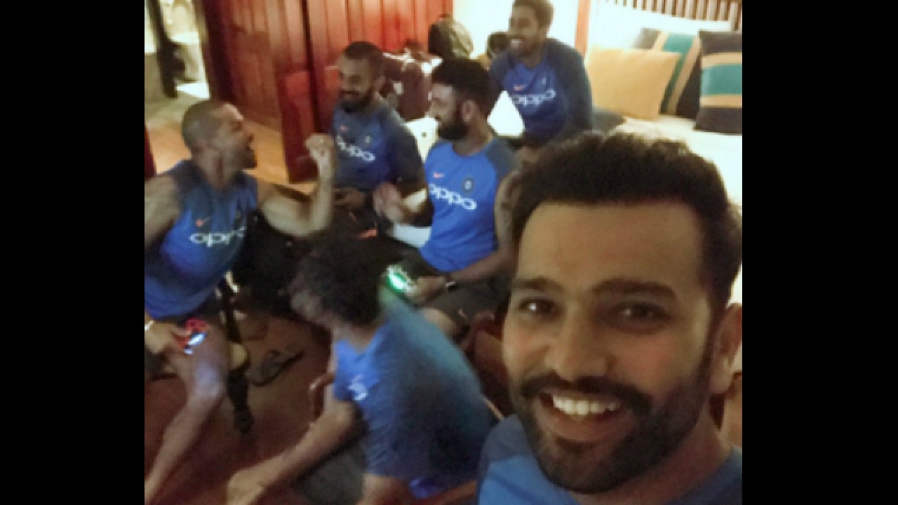 Here's how Rohit Sharma and Co celebrated Team India's thumping win