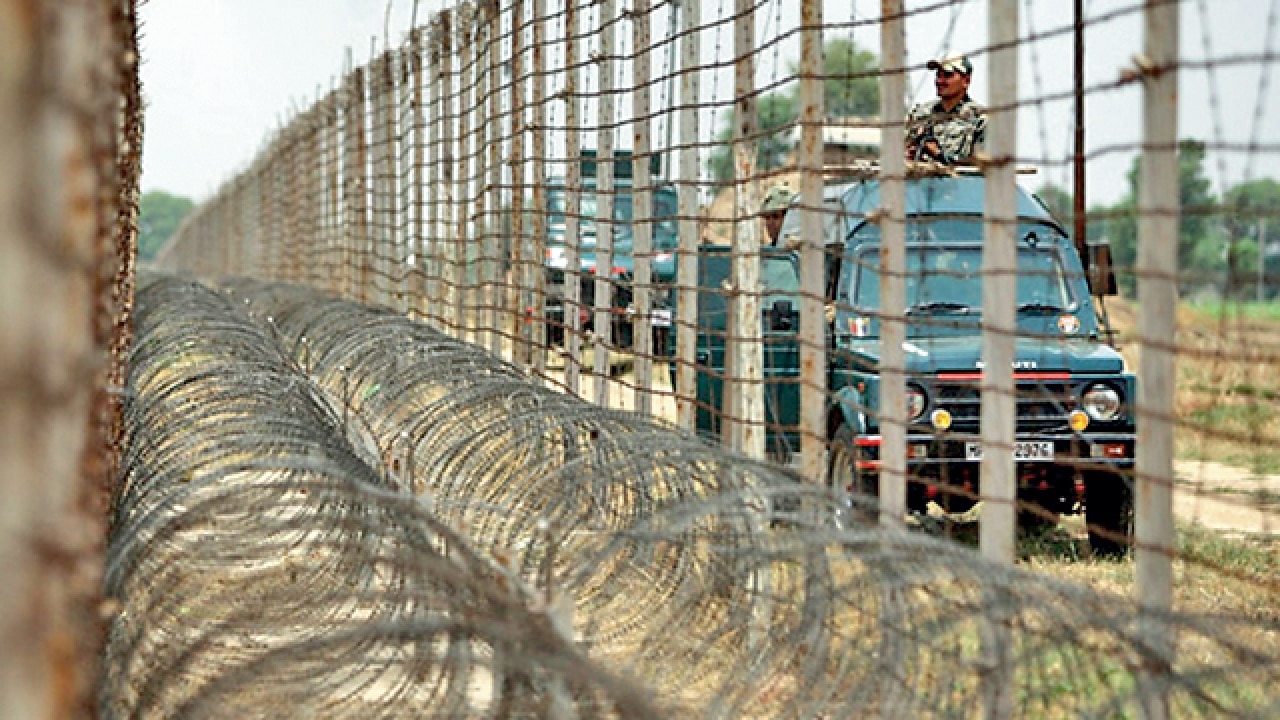 Bsf replaces sodium floodlights with leds along the indo-pak border