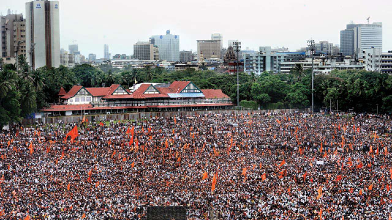 Maratha rally not so 'silent'