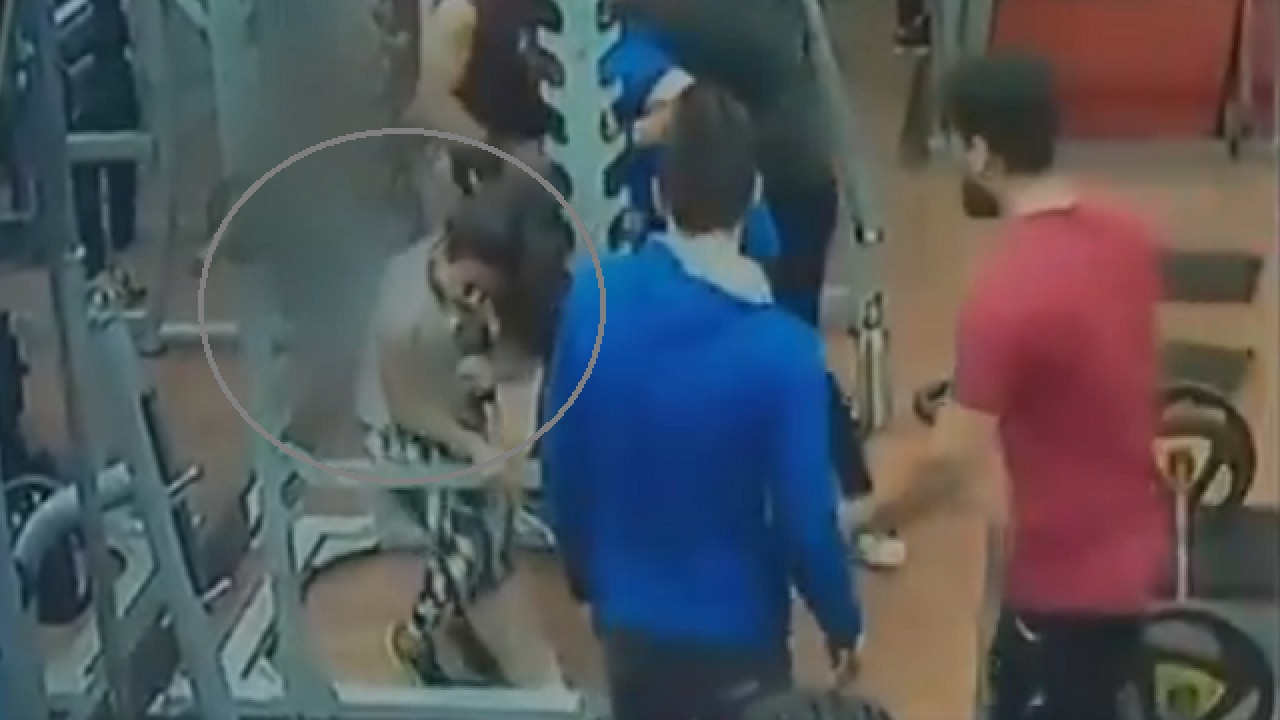 Caught On Camera Man Kicks And Punches Woman In Indore Gym