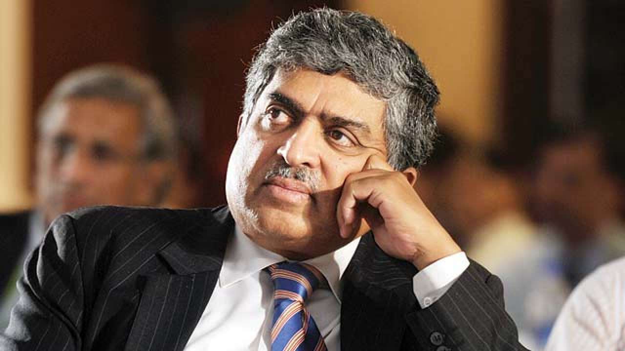Nandan Nilekani rises the day Aadhaar stumbles