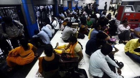 People stuck in Mumbai