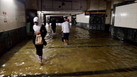 Flooded Subway at Railway Stations