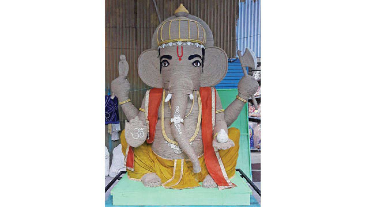 This malad mandal ‘ropes’ in a novel way to celebrate ganpati