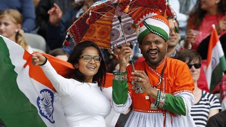 No shortage of Indian supporters