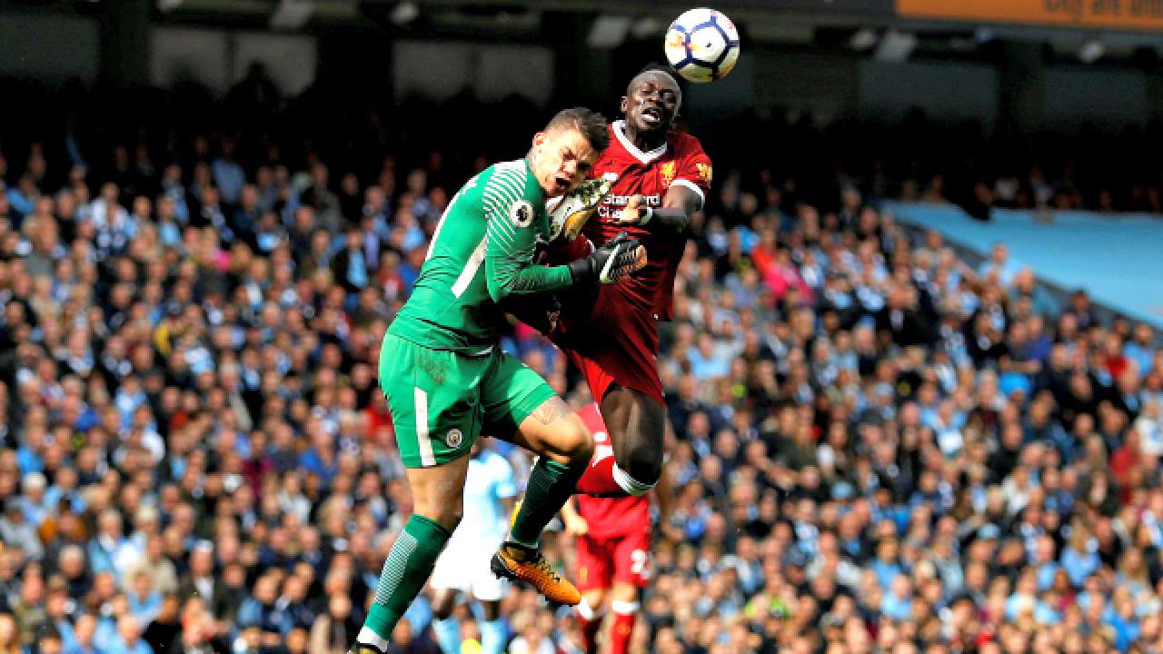 Premier League Manchester City Thrash Liverpool 5 0 As Sadio Mane Sees Red For Rash Flying Kick