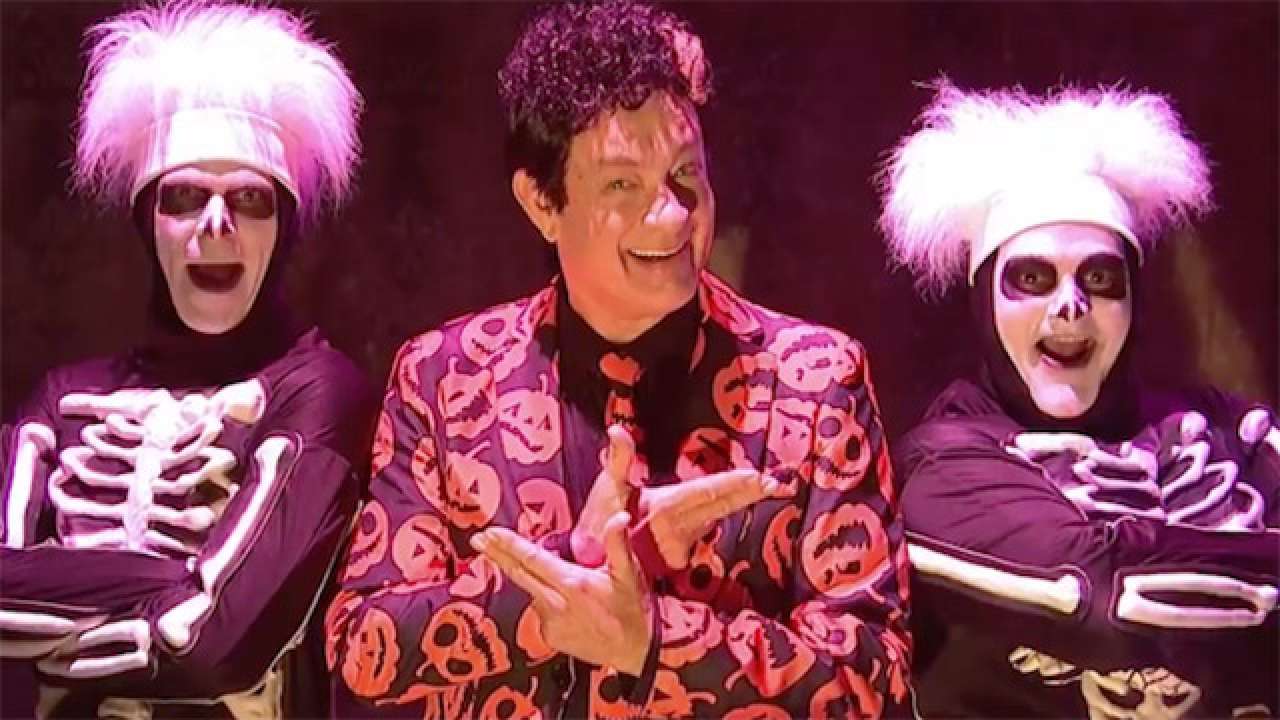 'Any Questions?' Tom Hanks teases the return of David S Pumpkins to SNL