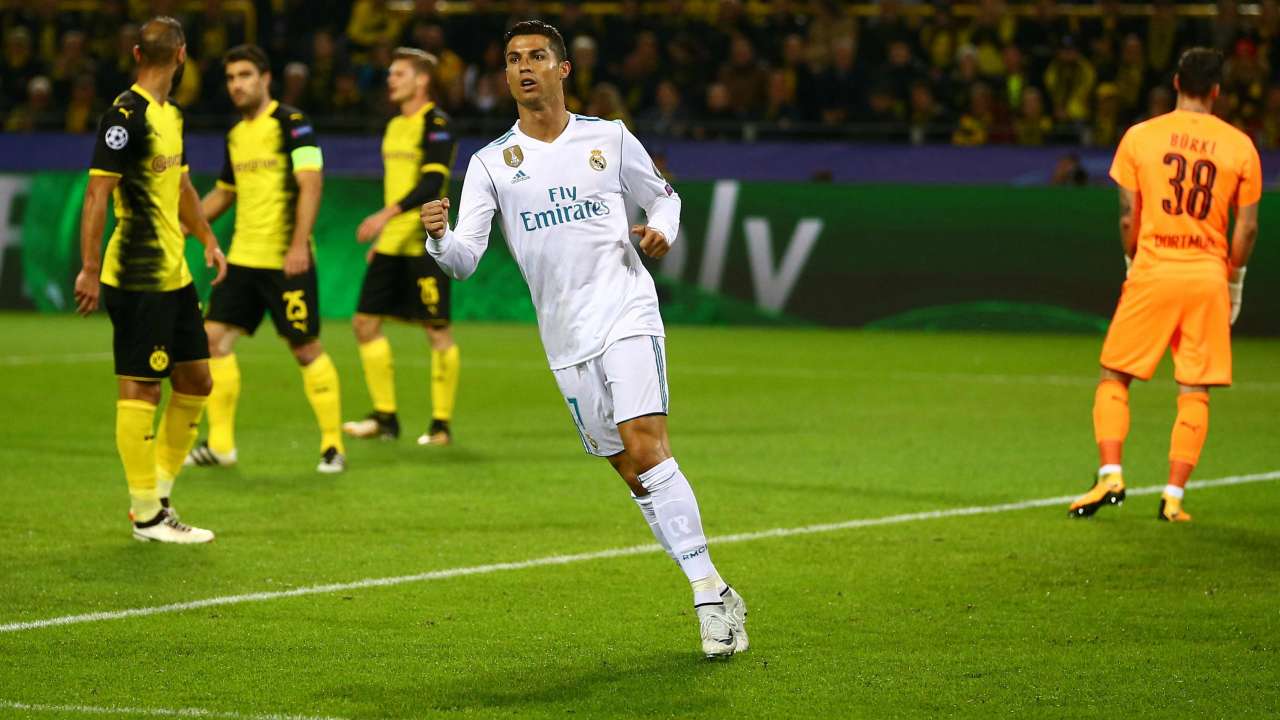 Cristiano Ronaldo Brings Real Madrid Level Against Borussia Dortmund (GIFS)