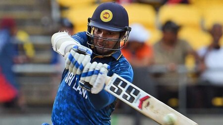Sri Lanka's Kumar Sangakkara became the first batsman to score four successive hundred's in a World Cup tournament