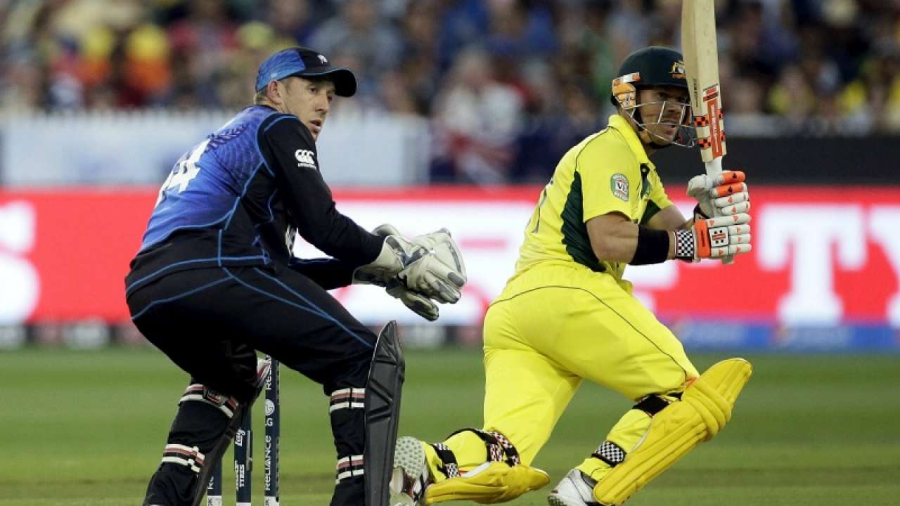 David Warner saw off initial hostility from the New Zealand pacers